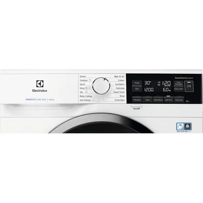 Frontmatad Tvättmaskin Electrolux PerfectCare 600 EW6S662W38 med EcoInverter Motor