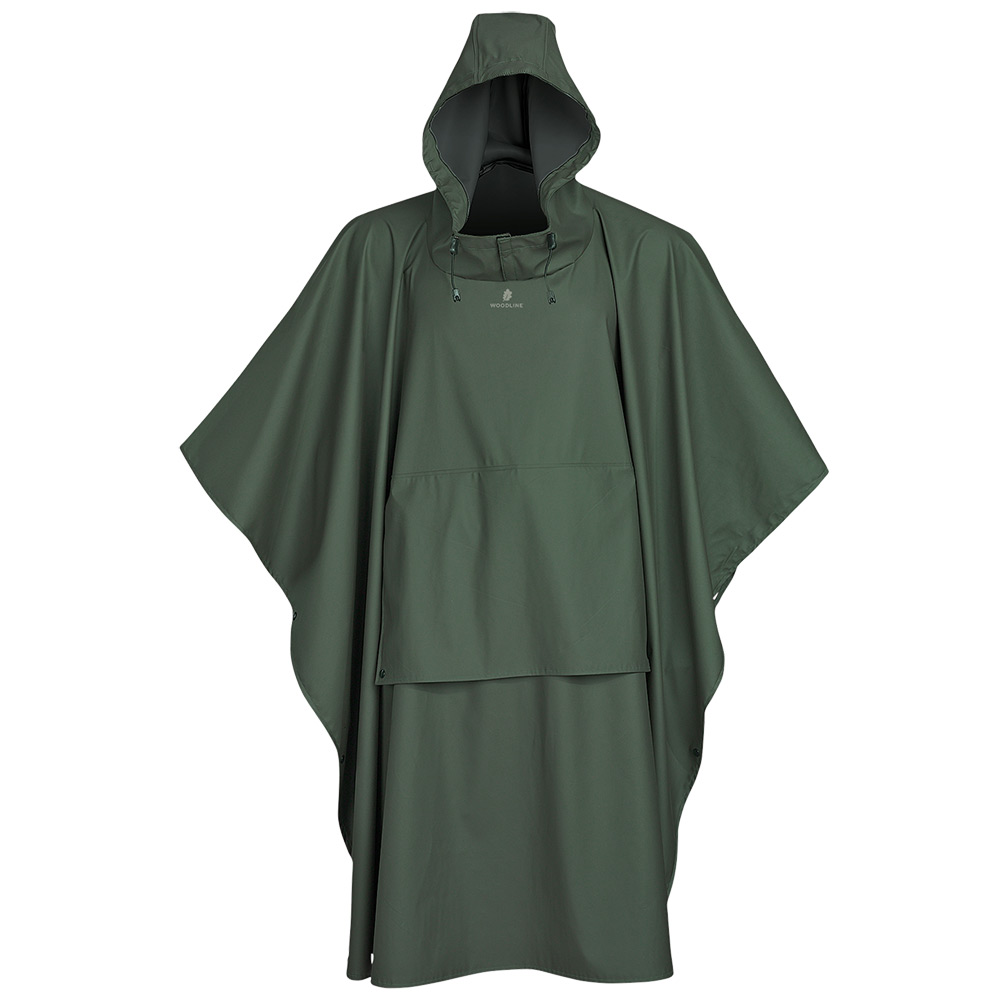 Regnställ Woodline Grön Regnponcho