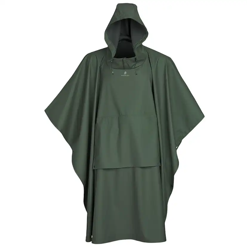 Regnställ Woodline Grön Regnponcho