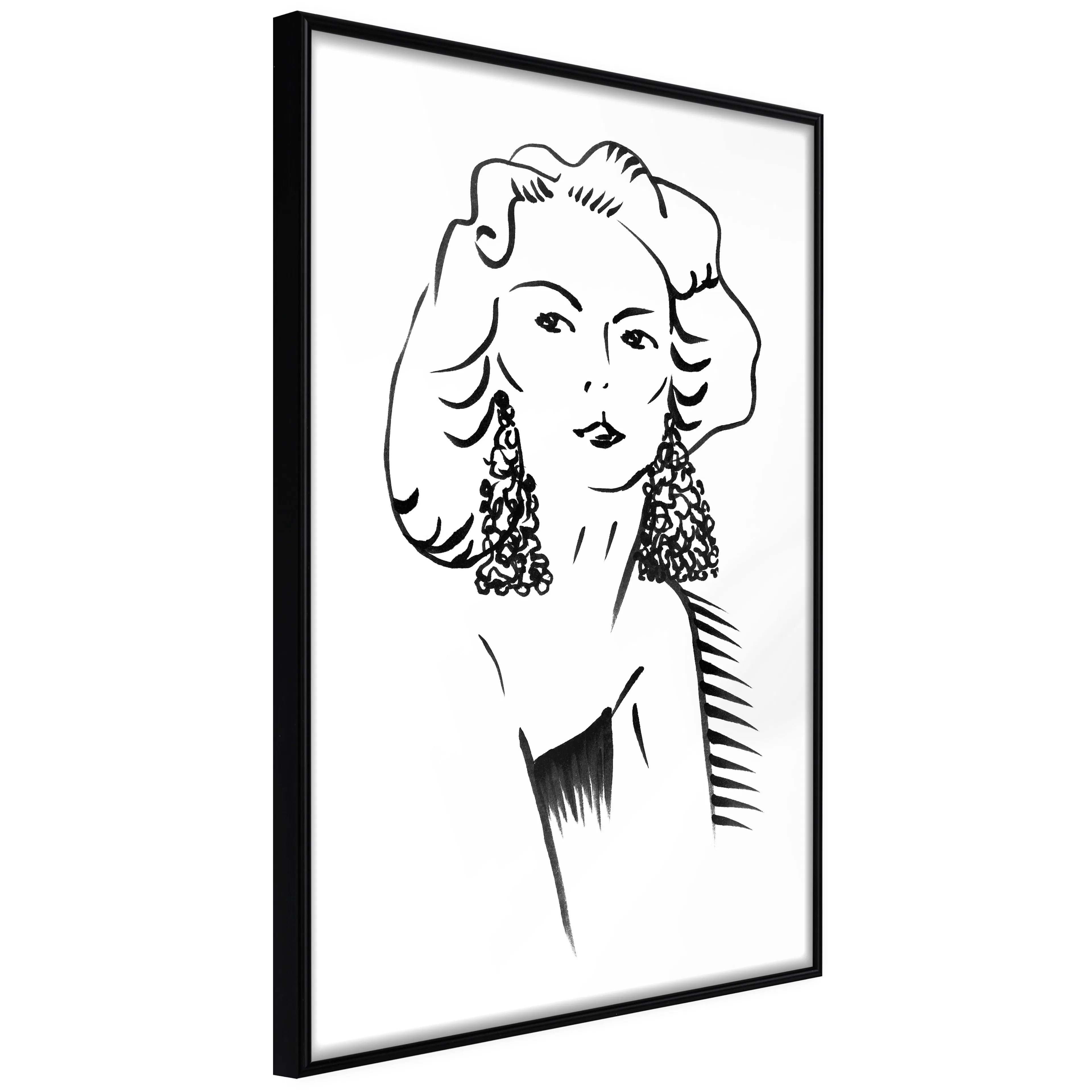 Affisch - Romantic Blonde [Poster] 40x60 Svart ram, 40x60 cm