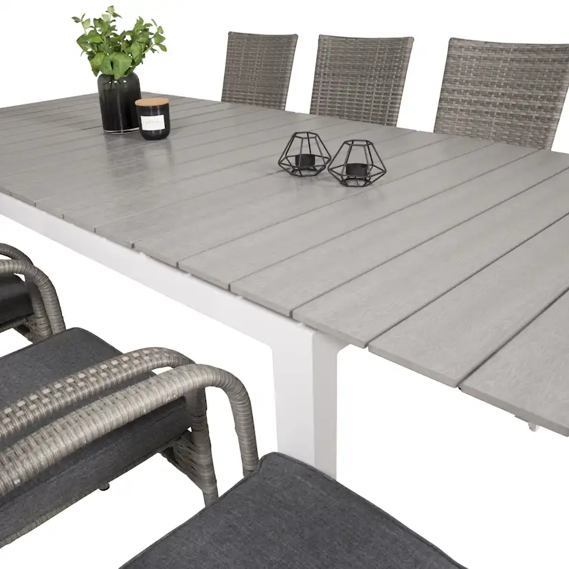 Matgrupp Venture Home Lova 160/240 med 8 Asta Stolar