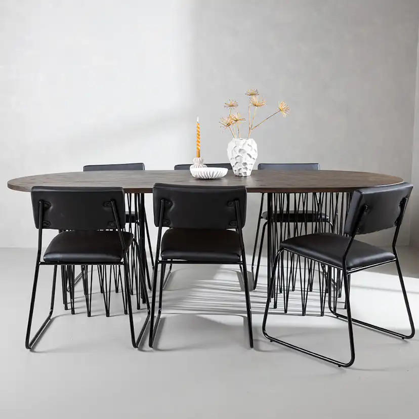 Matgrupp furniture/fashion Stone med 6 Kenth Stolar