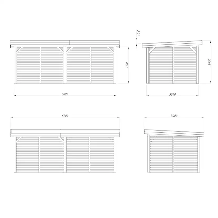 Lenna 16,6 m2 Set 309 NO Behandling: Obehandlad