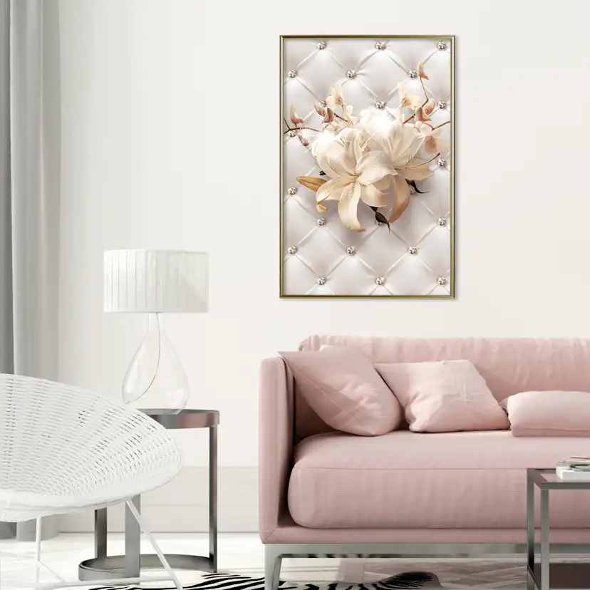 Poster Artgeist Affisch Diamond Lilies