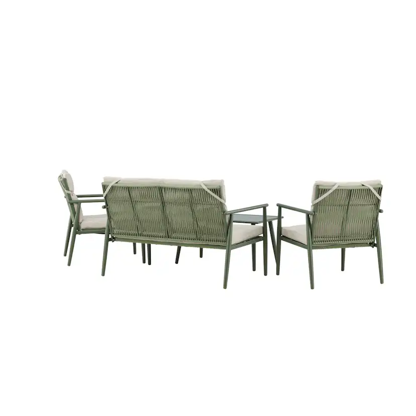 Mazzaro Sofa Set - Green / Beige Grön