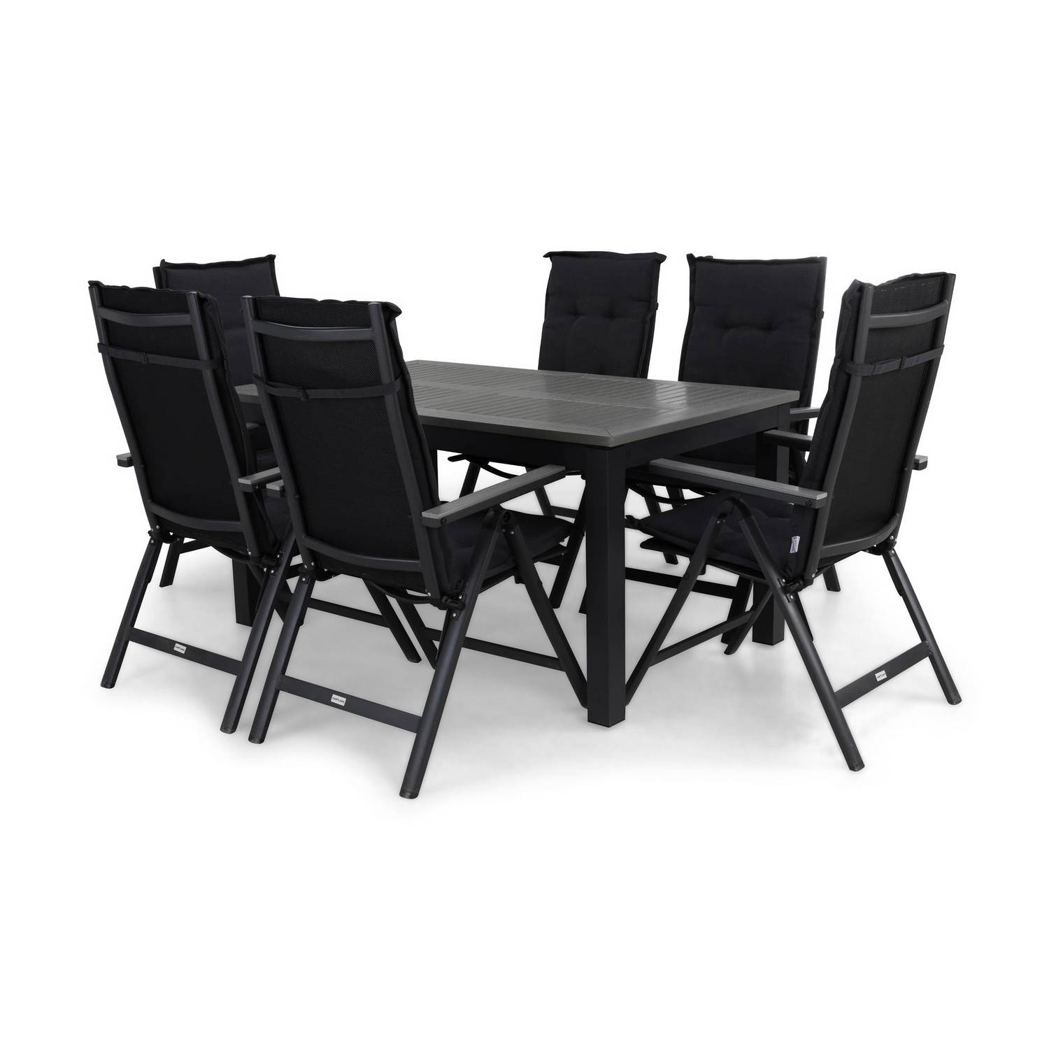 Matgrupp Comfort Garden Monaco Matgrupp Utomhus 152-210x90 med 6 Maggie Positionsstol m Dyna