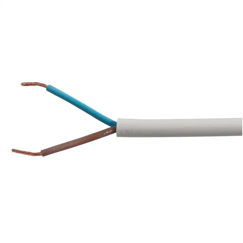 Kabel Bårebo SKK 2x0,75 Vit 100m