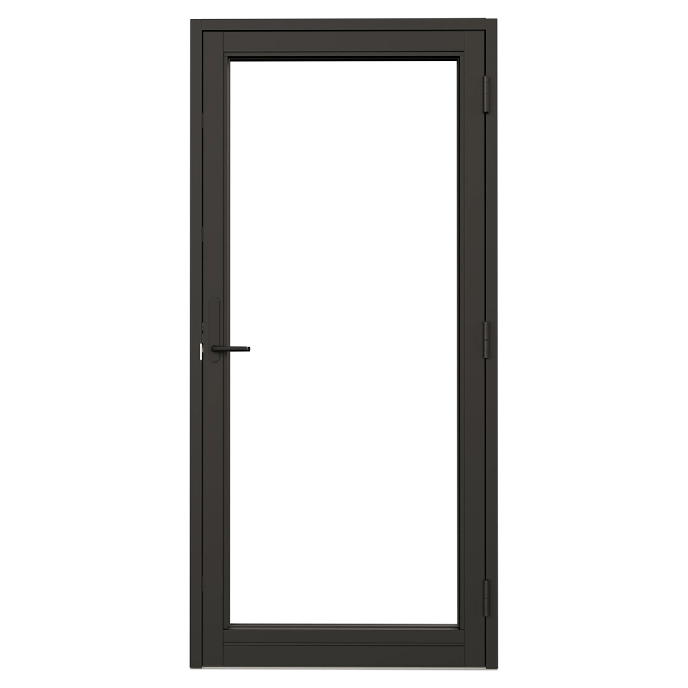 Fönsterdörr NorDan NTech Helglasad Aluminium BlackLine Svart