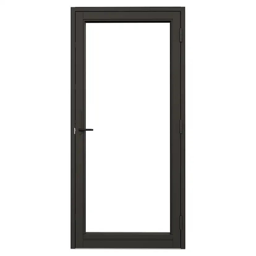 Fönsterdörr NorDan NTech Helglasad Aluminium BlackLine Svart