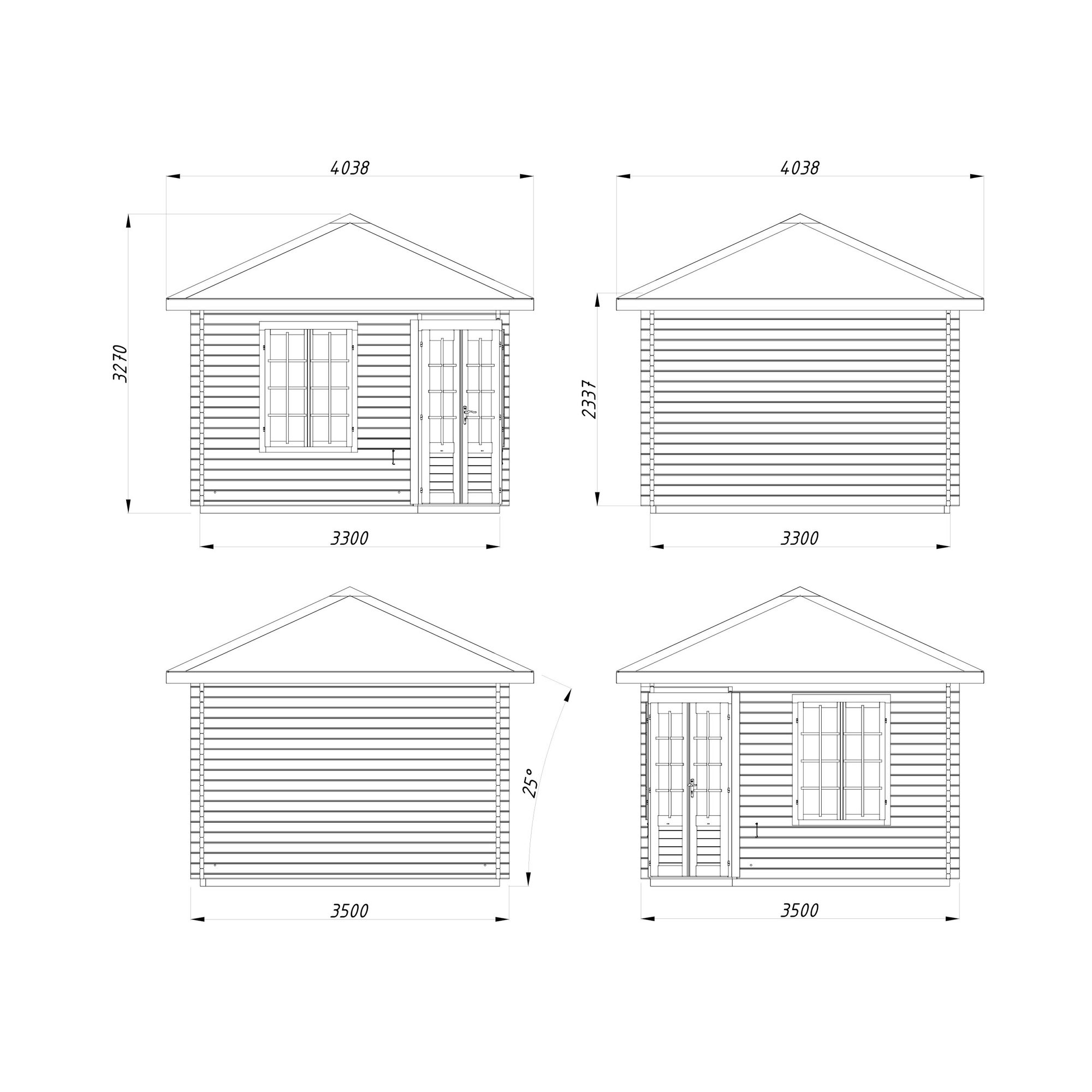 Melanie 10,9 m2 (inv. 9,6 m2) Obehandlad
