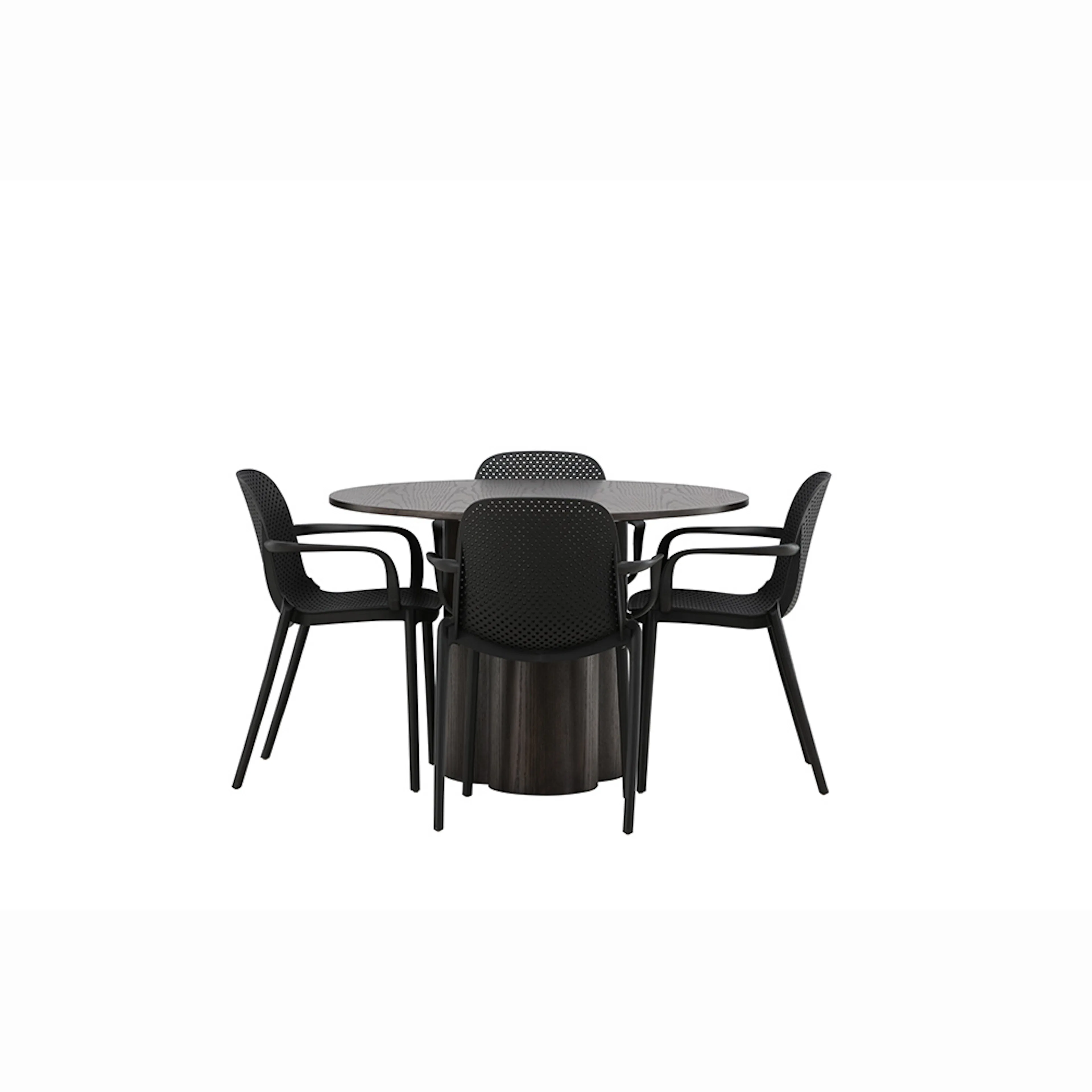 Svart/Ek
