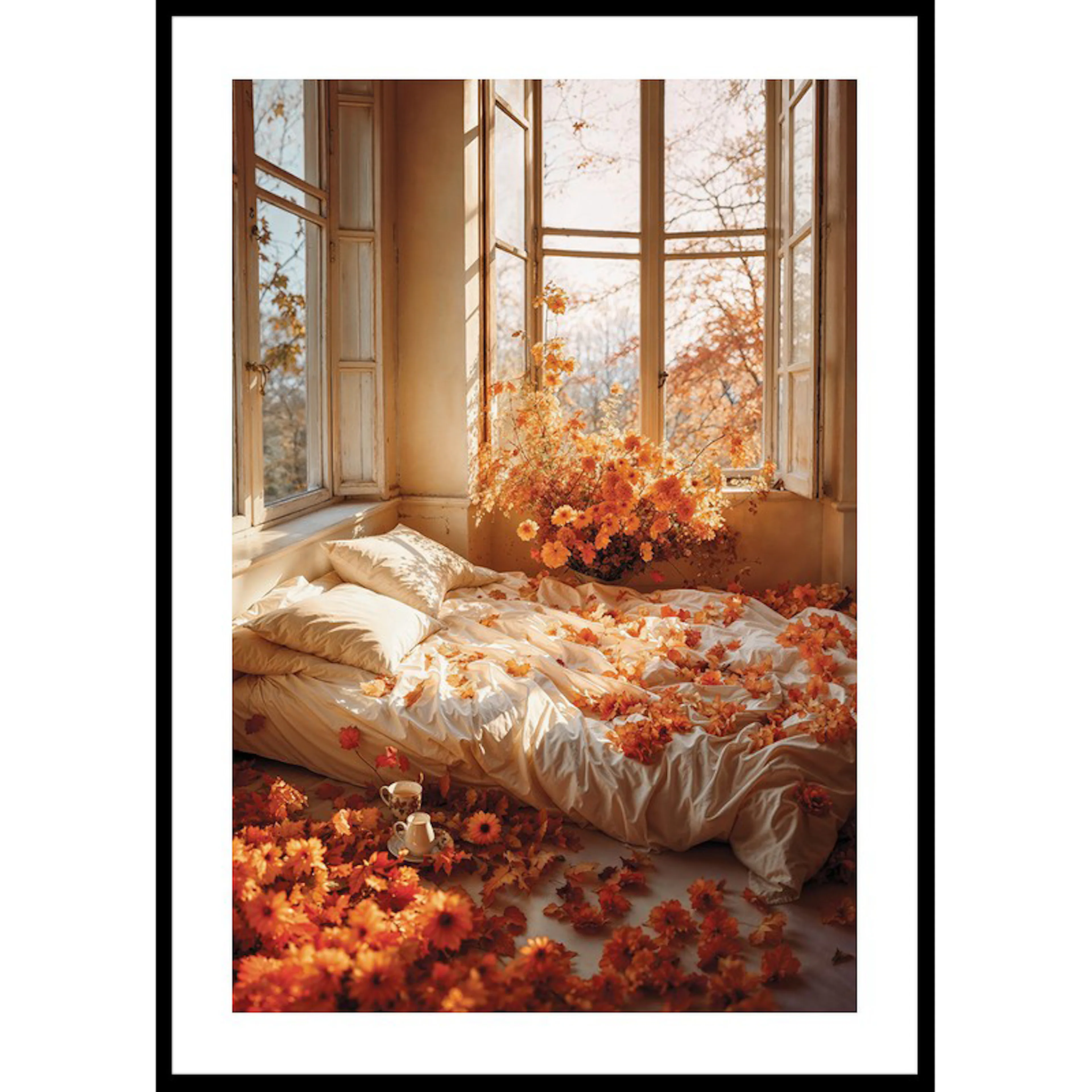 Un Lit De Fleurs 30x40 30x40 cm