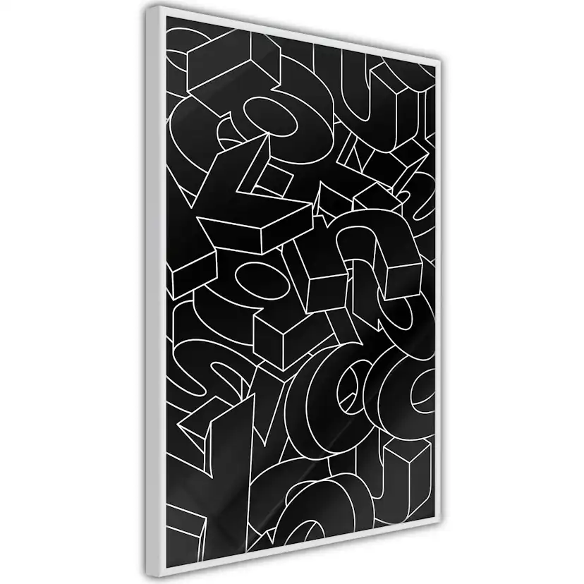 Poster Artgeist Affisch Alphabet