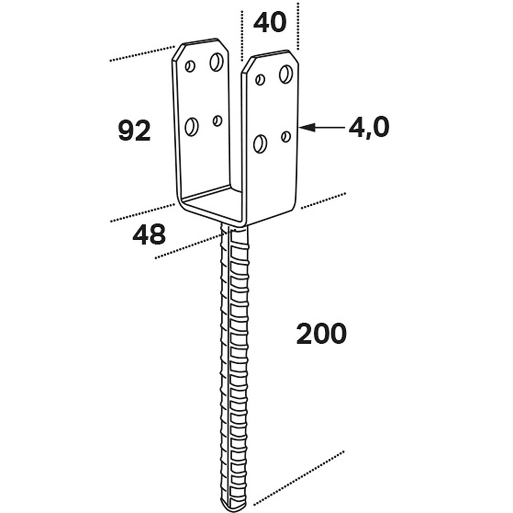 Stolphållare FAST PSU