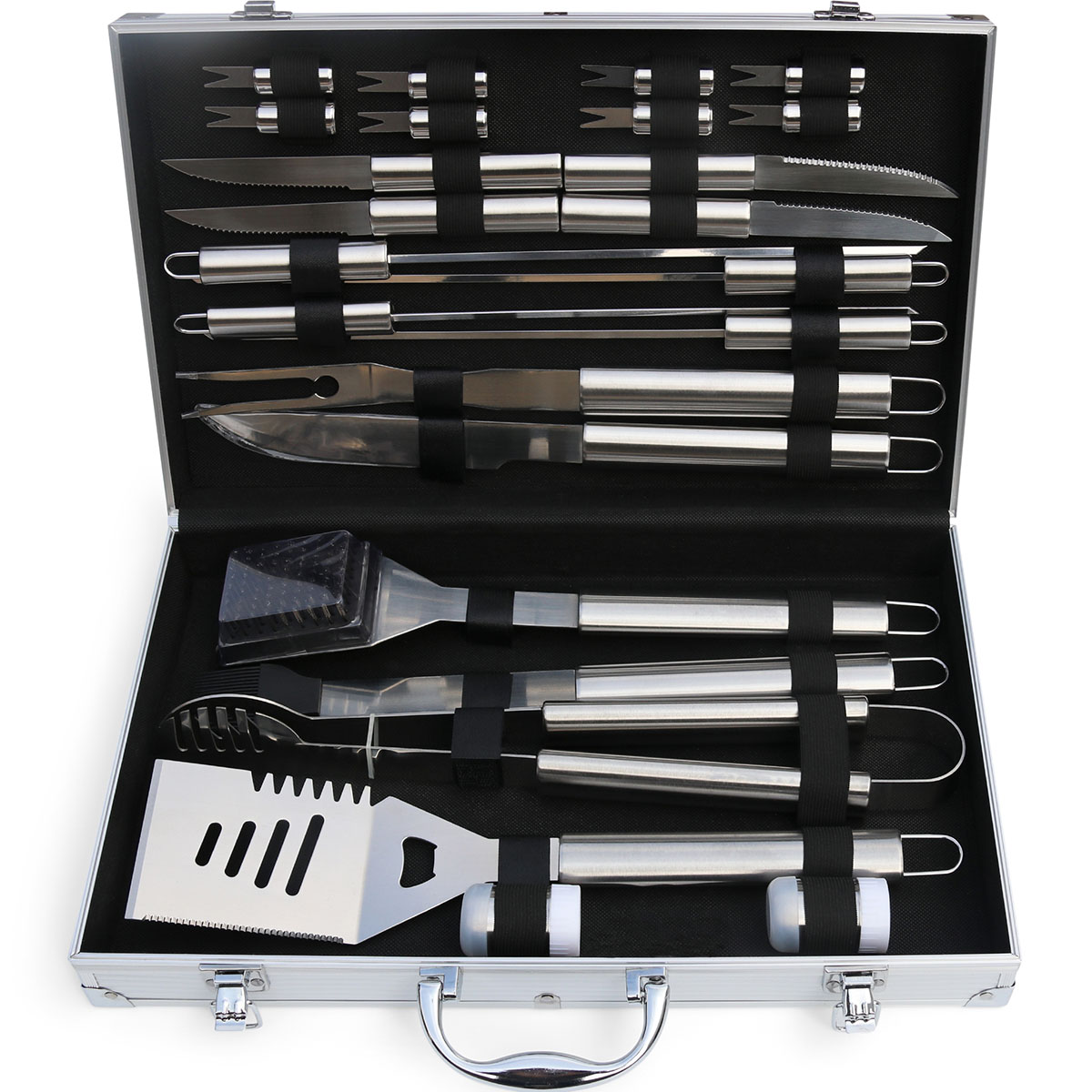 Grillverktyg Metalcraft 24 Delar