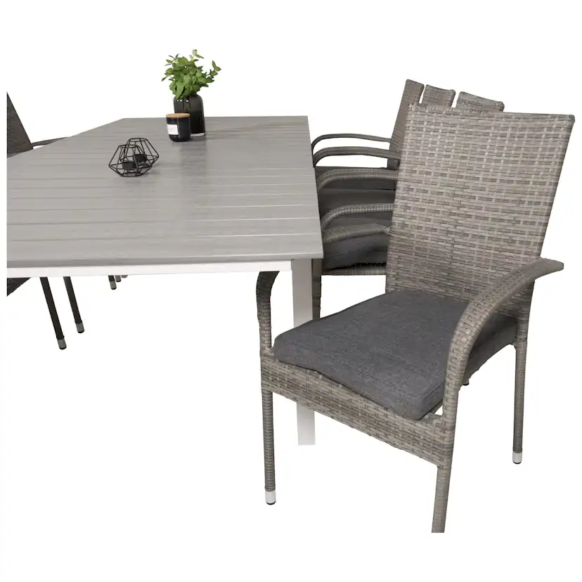 Matgrupp Venture Home Lova 160/240 med 8 Asta Stolar