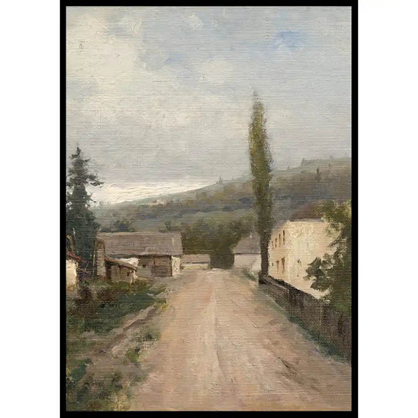 Poster Gallerix From The West Slovak Village By Felicián Moczik