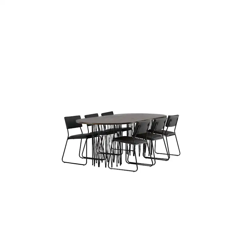 Matgrupp furniture/fashion Stone med 6 Kenth Stolar