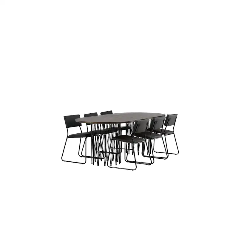Matgrupp furniture/fashion Stone med 6 Kenth Stolar