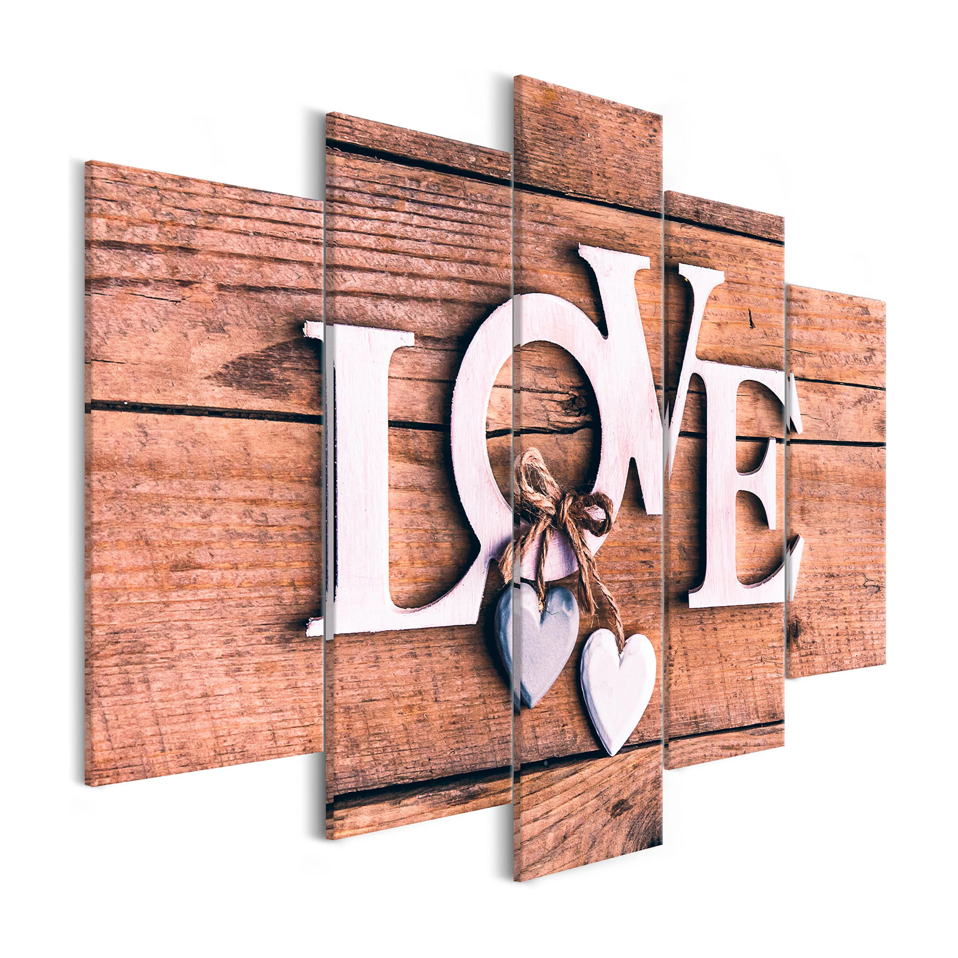 Tavla Arkiio Wooden Letters 5 delar Bred