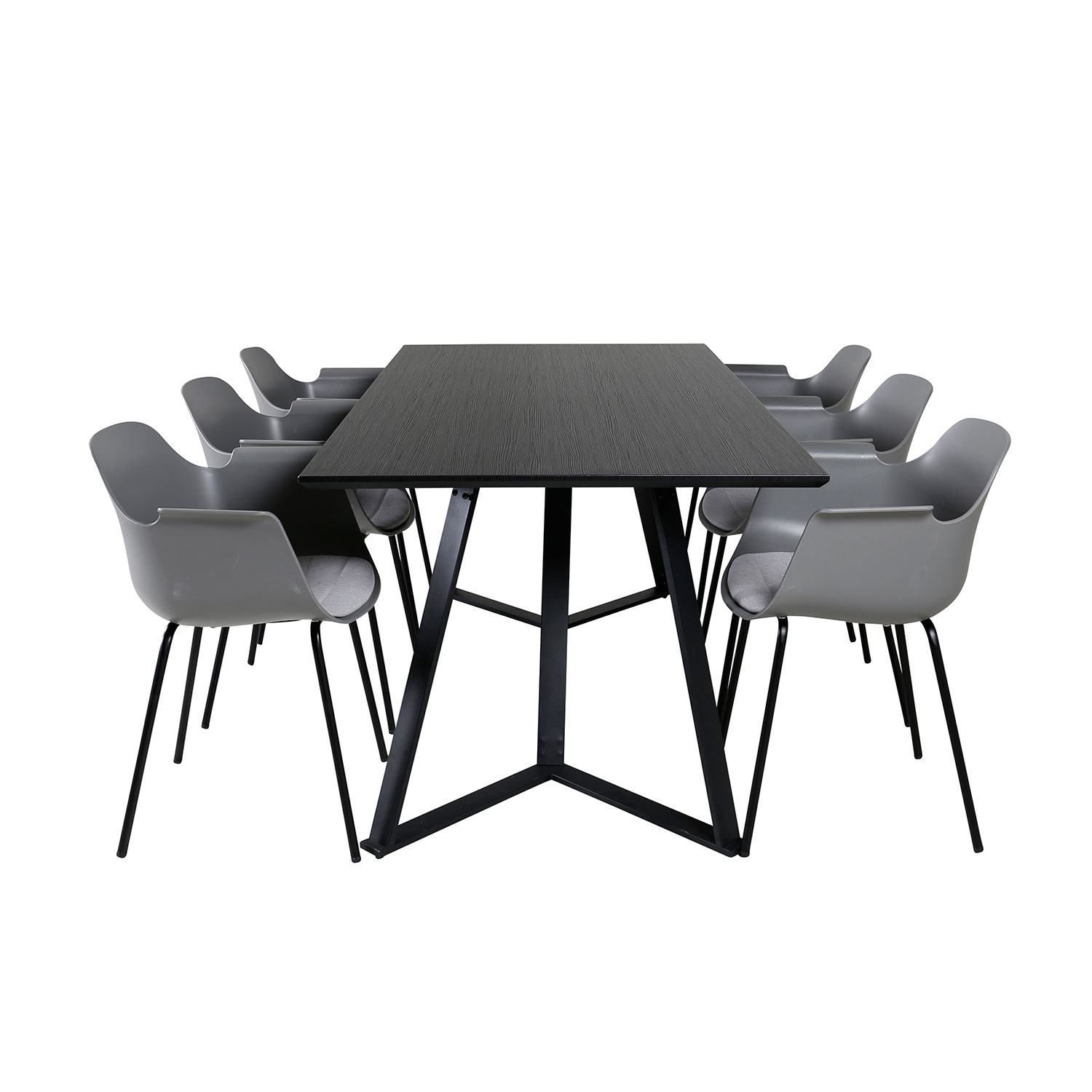Matgrupp Venture Home Marina med 6 Comfort Plastic stolar