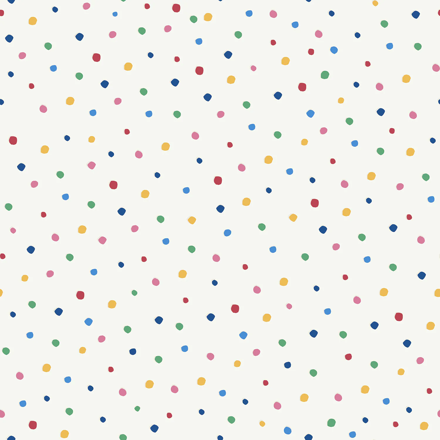 Tapet Joules Lynx Multi Spot White/ Rainbow