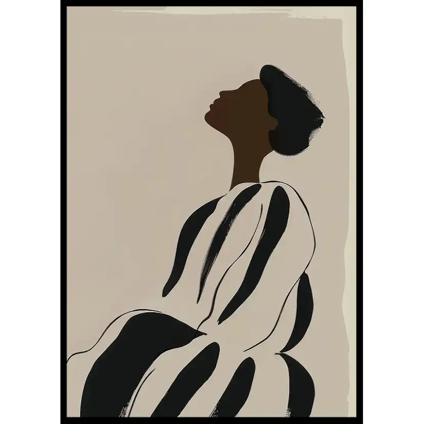 Poster Gallerix Gouache Femelle