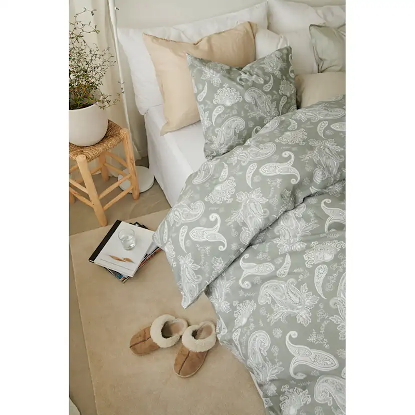 Påslakanset Borganäs of Sweden Tilly Enkelsäng Grön