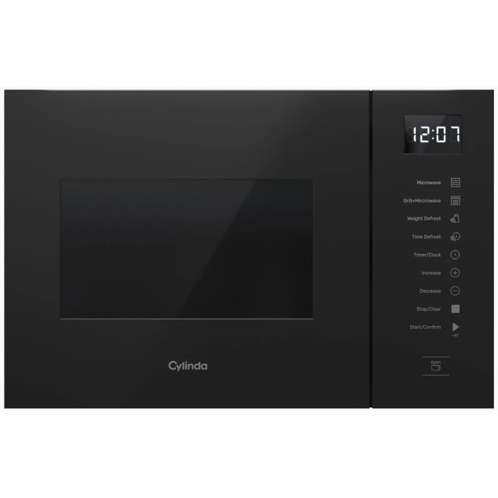 Cylinda IM5341S mikrovågsugn med grill, svart Svart