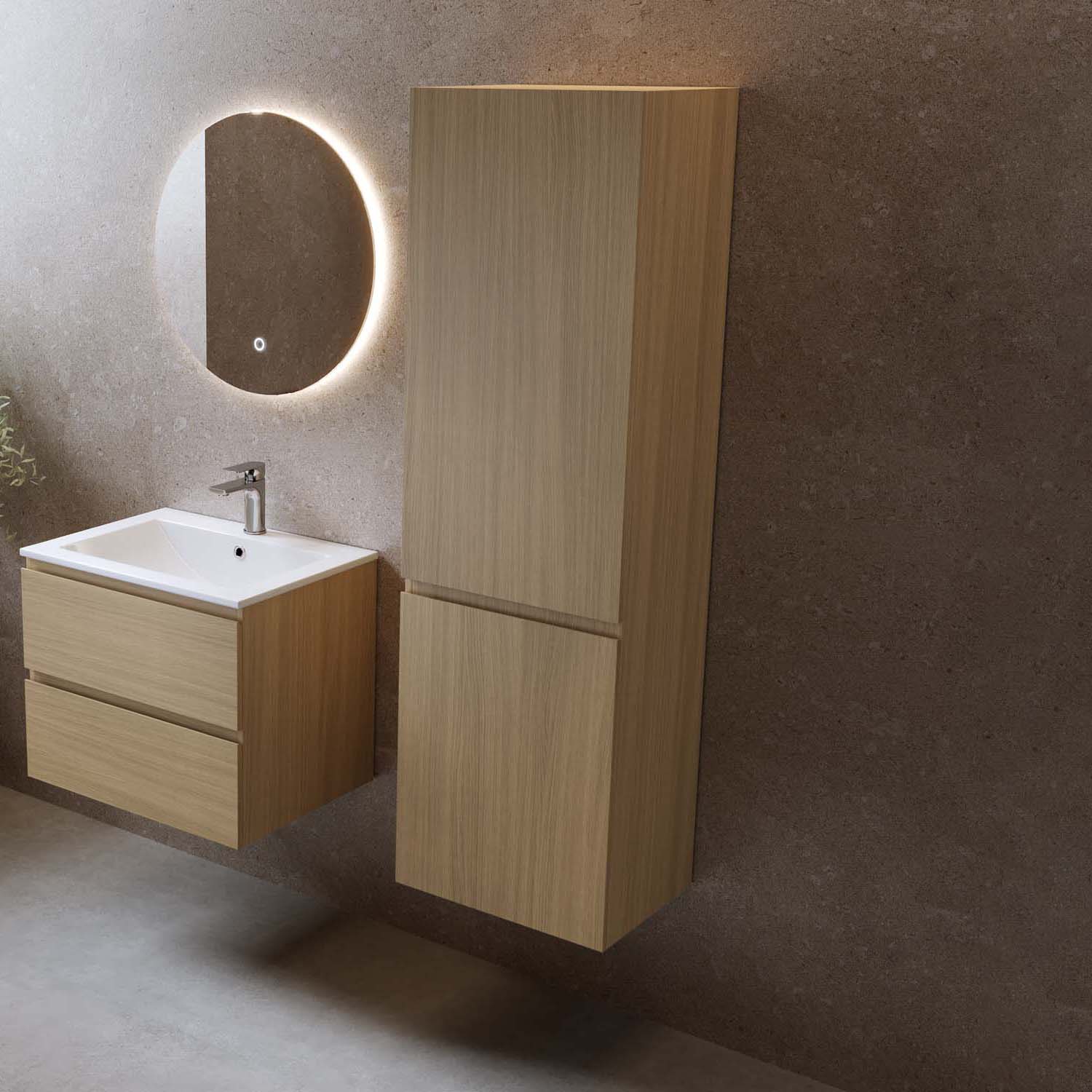 Högskåp Bathlife Eufori Ljus Ek