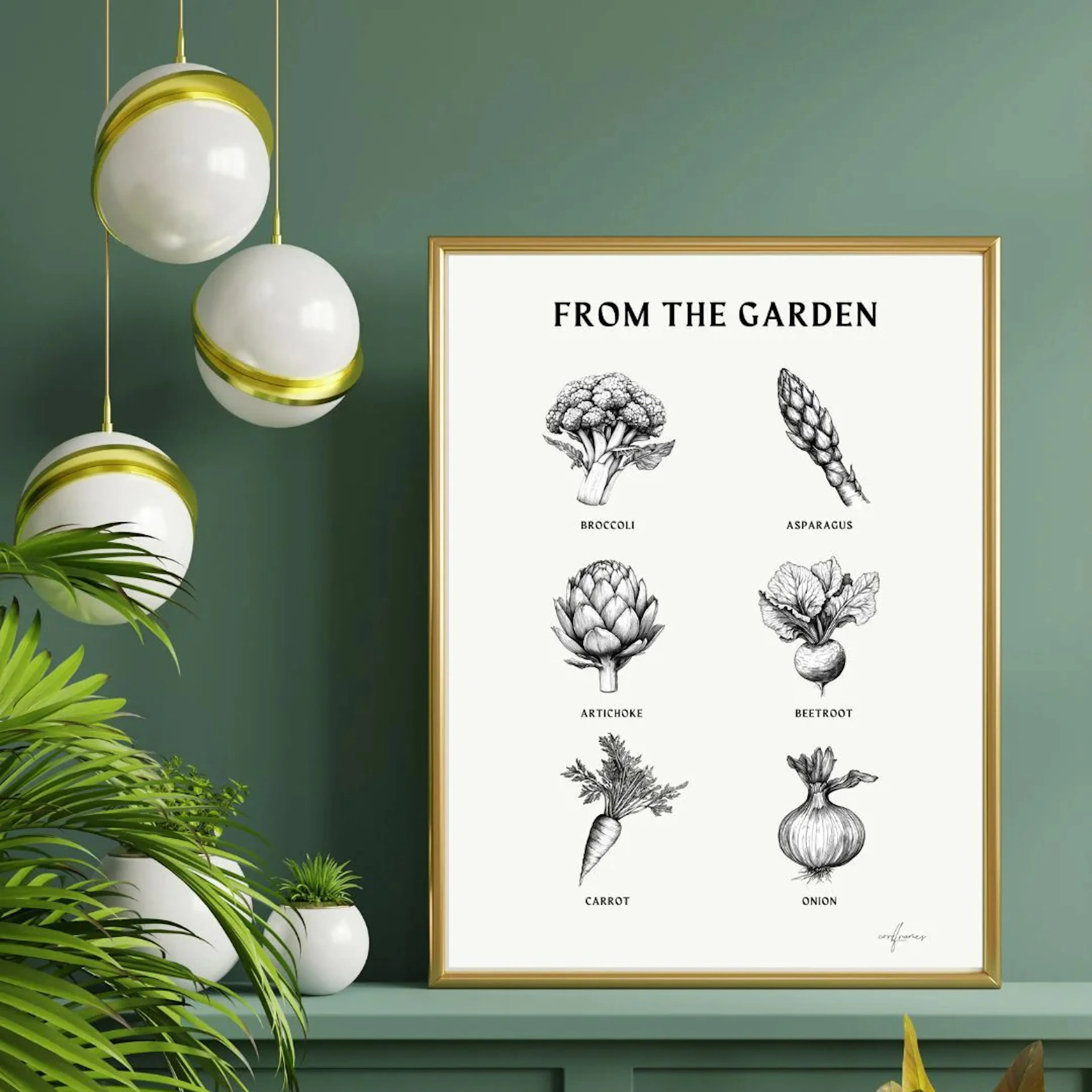 Poster From the Garden 30x40 30x40 cm