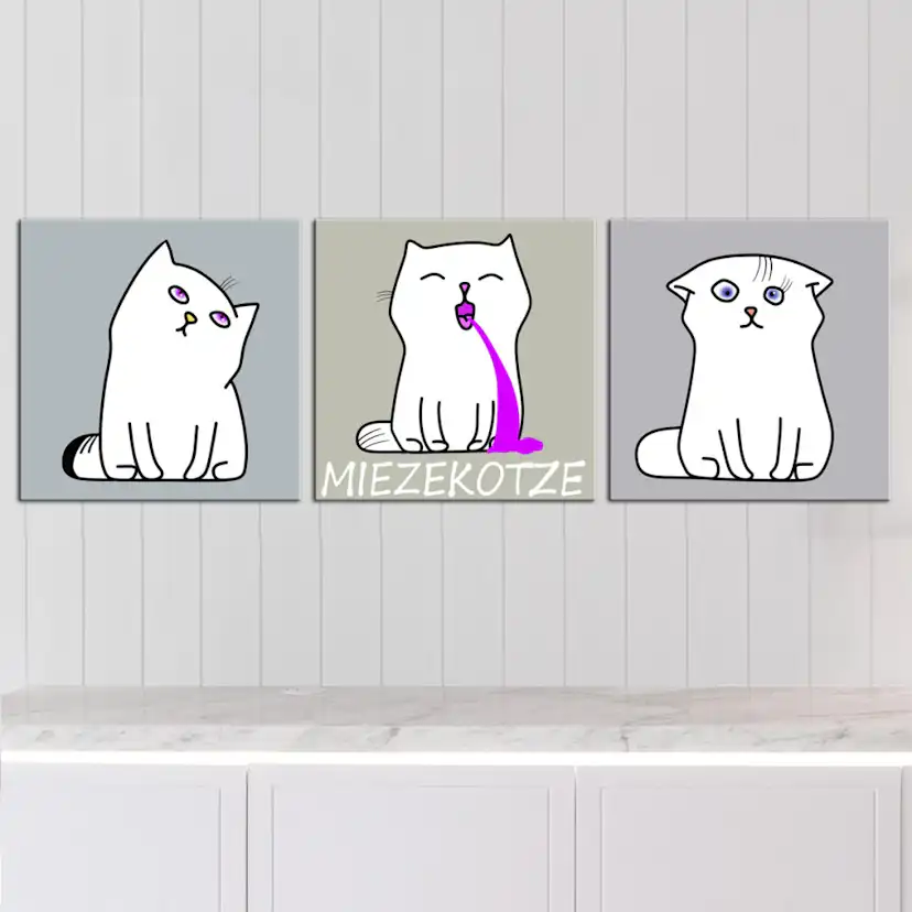 Tavla Arkiio Miezekotze Cat Trio 120x40