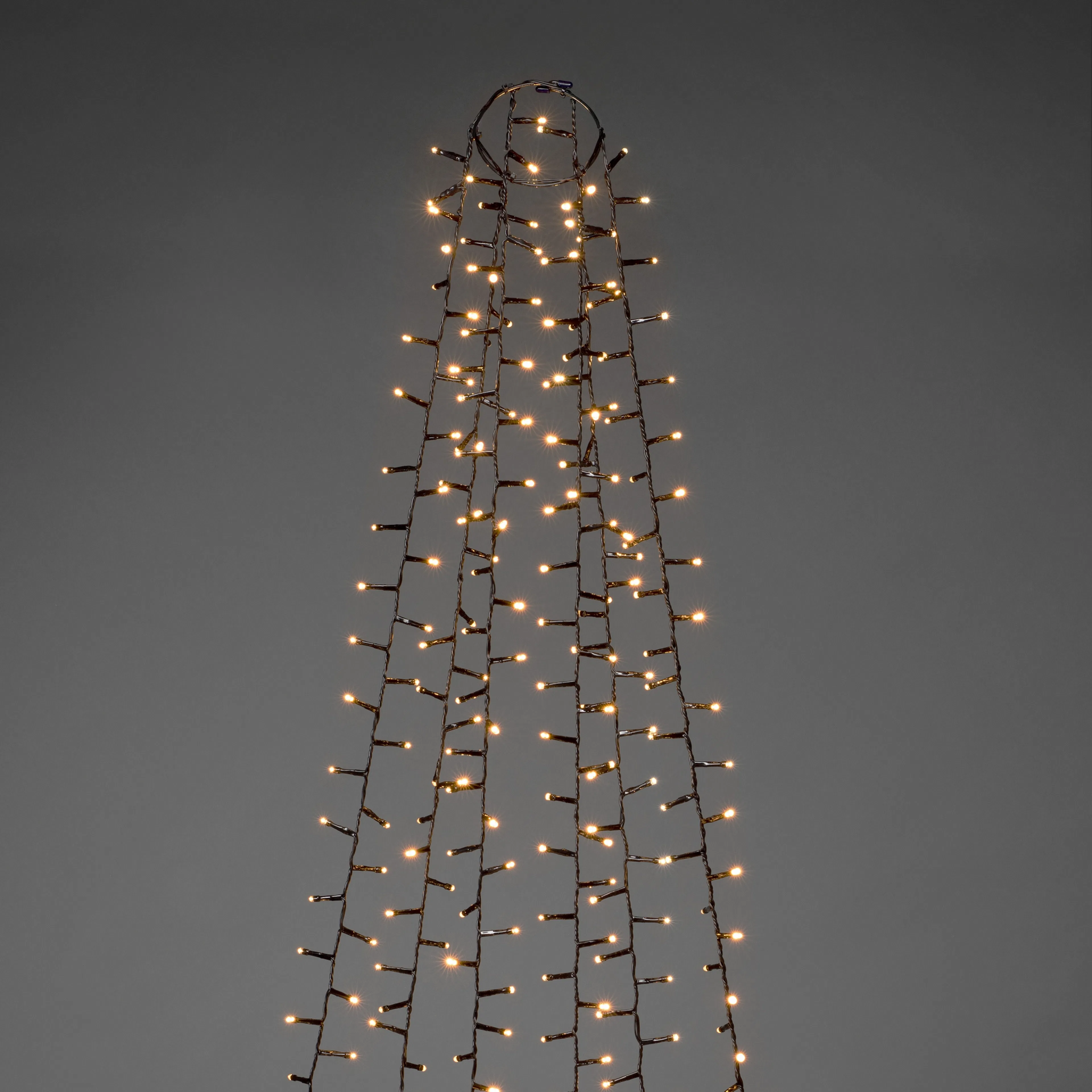 Julgransslinga 1080 LED H400 Amber, L: 4 m