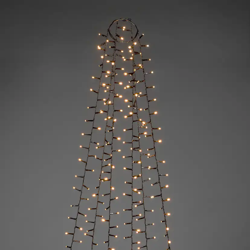 Julgransslinga 1080 LED H400 Amber, L: 4 m