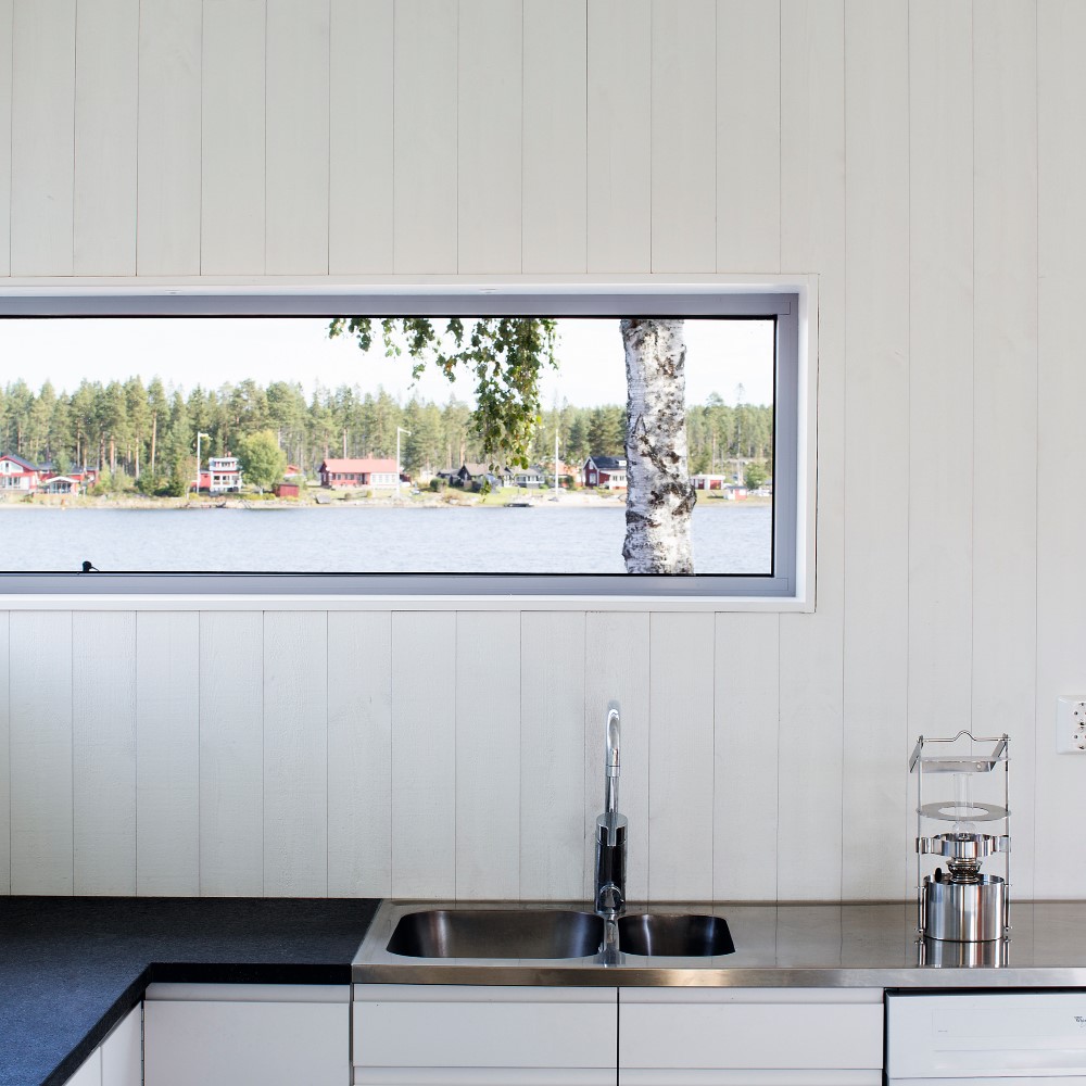 Panel Ändspont Baseco Finsågad Vit