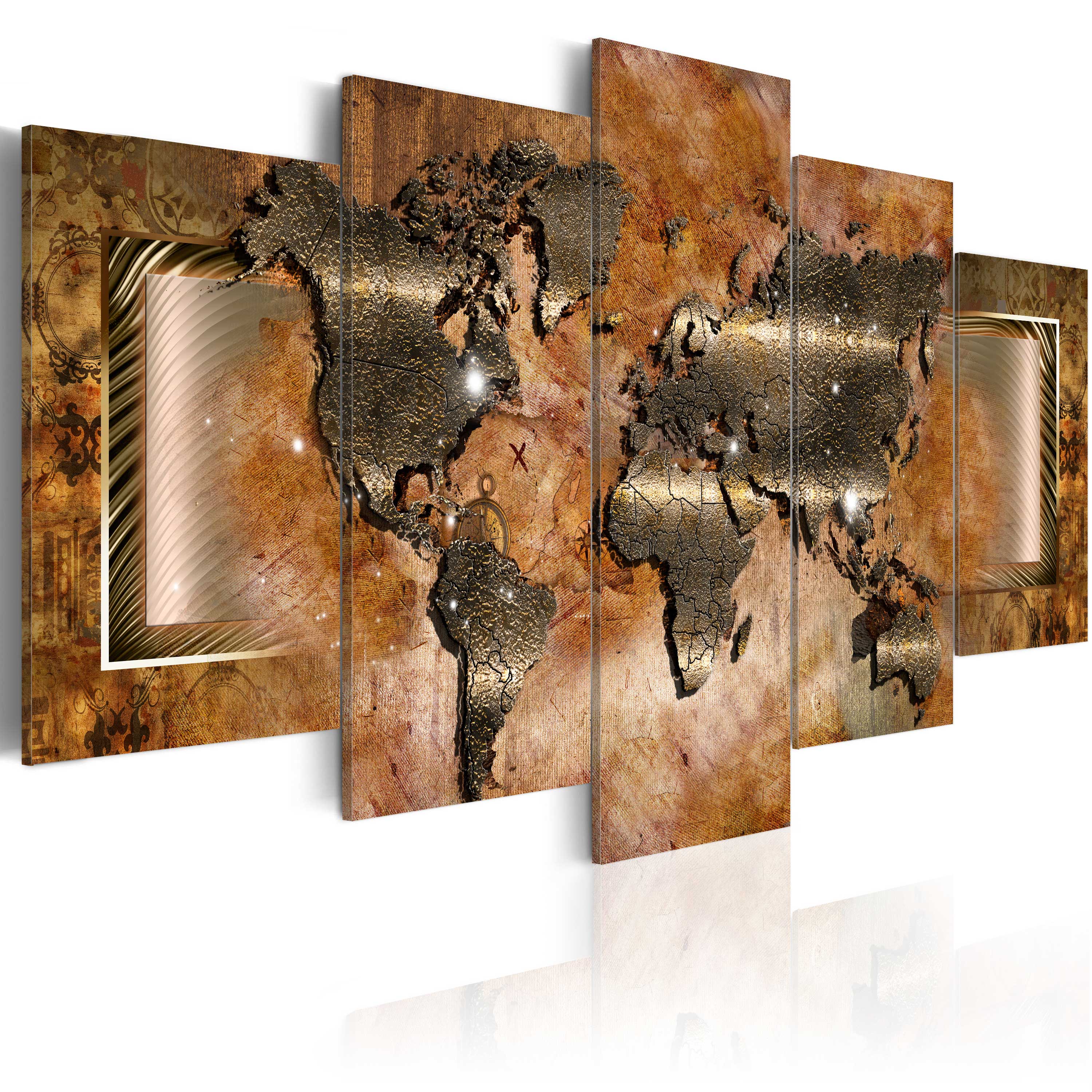 Akrylglastavla Arkiio Steel Map