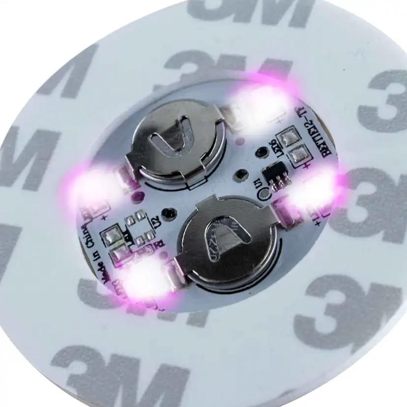 Viking Discs LED-ljus för disc golf (10st), Röd Röd