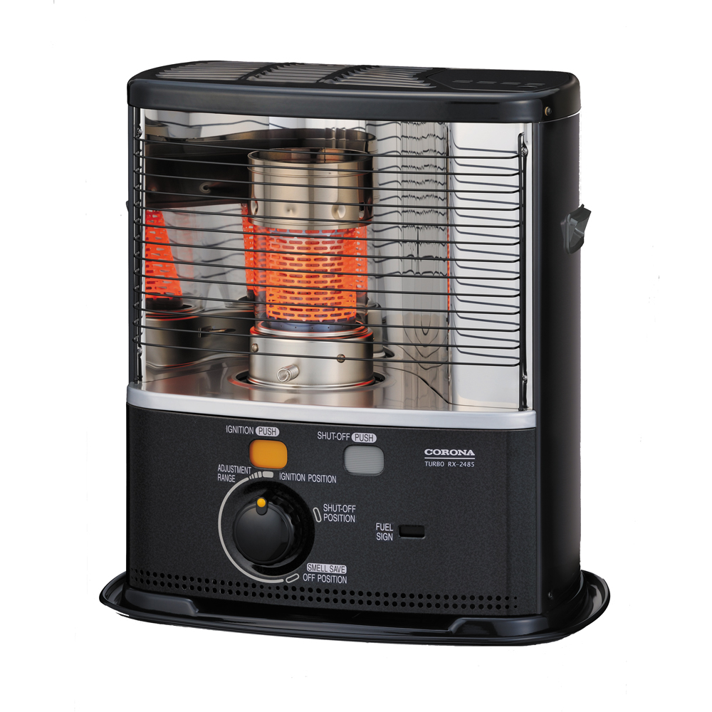 Fotogenkamin Sunwind Corona RX2484 Svart Med Infraröd CO2 Sensor