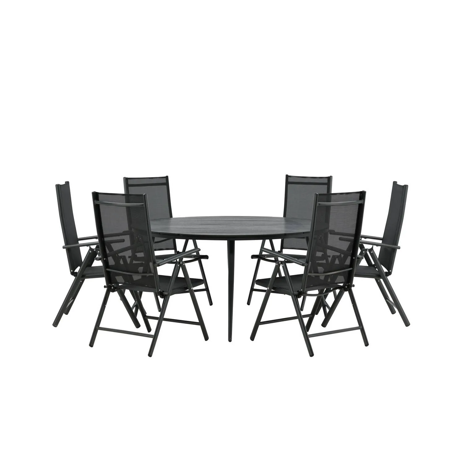 Matgrupp Venture Home Break Matgrupp Utomhus Rund 150 cm med 6 Break Positionsstol