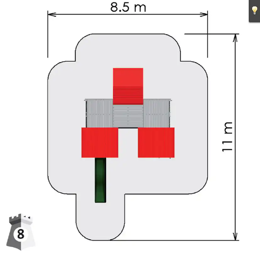 Klätterställning Hy-Land Projekt 8