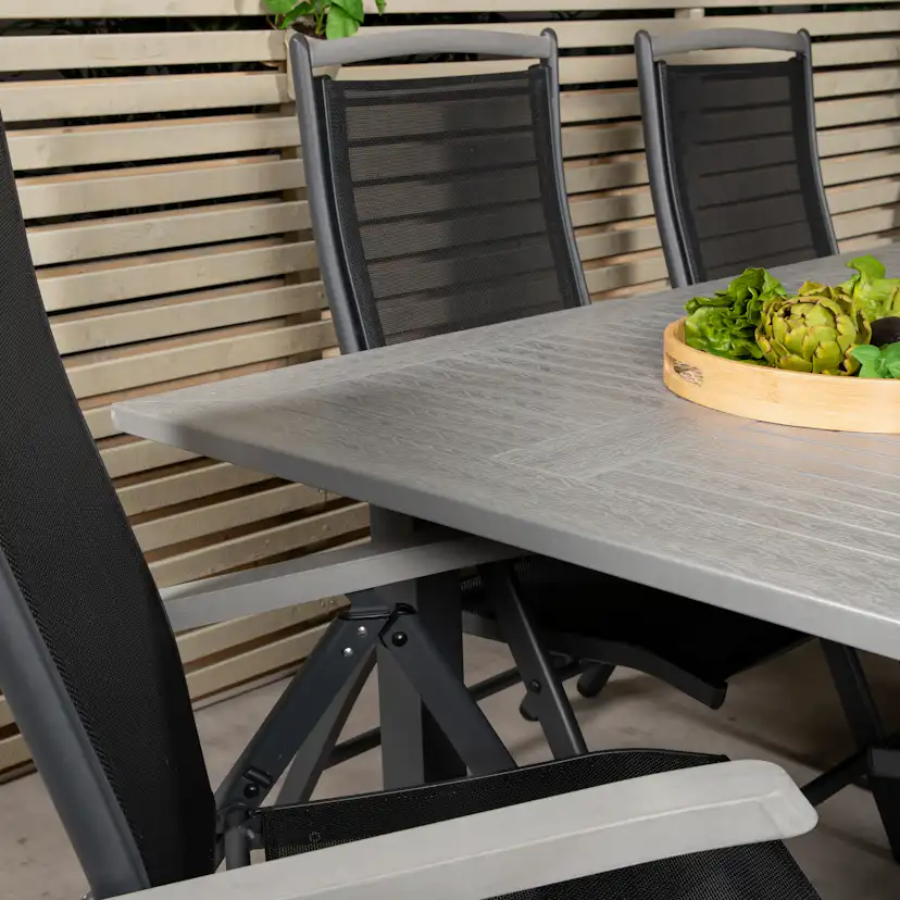 Matgrupp Venture Home Aleyna 160/240 med 6 Stolar