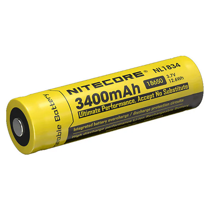 Batteri Nitecore NL1834 18650 3400mAh Uppladdningsbart