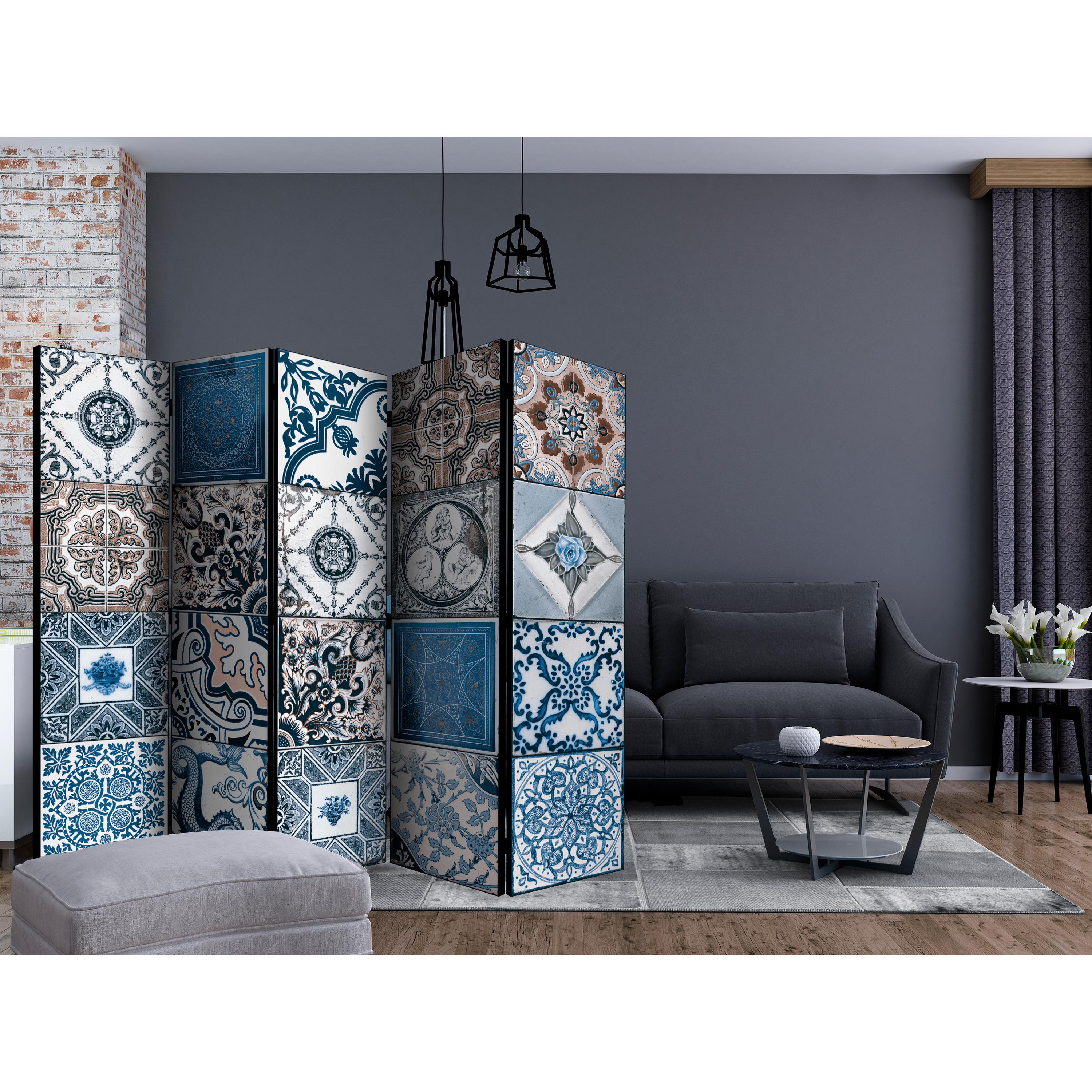 Rumsavdelare Arkiio Blue Arabesque II 225x172 cm