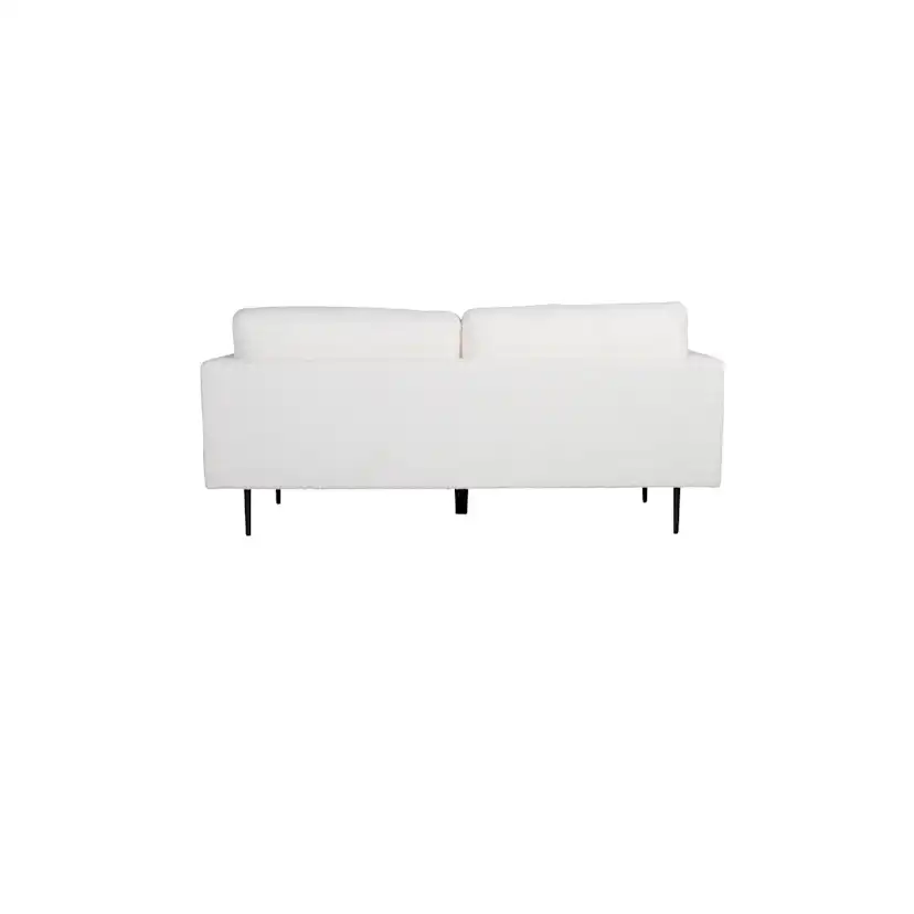 Boom 3-seat sofa - Teddy Fabric White Vit