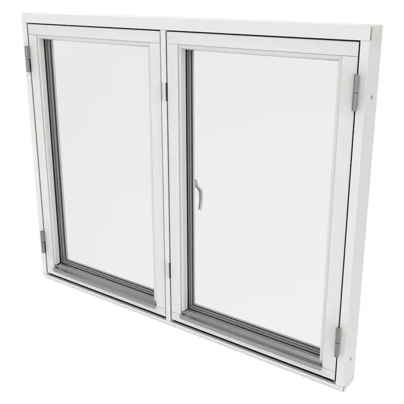 Sidohängt Fönster Outline 3-Glas Trä 2-Luft