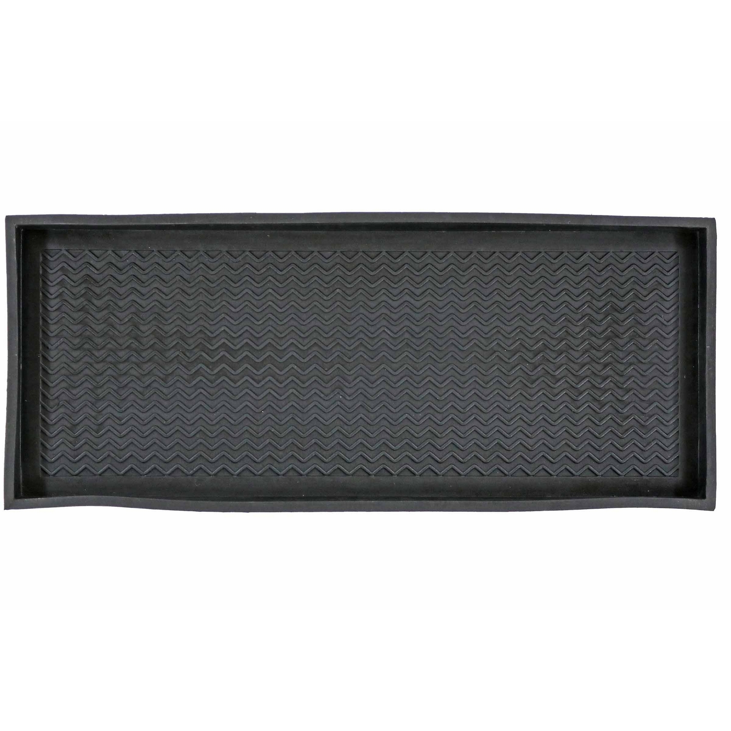 Dörrmatta InHouse Group Zig Zag Svart 40x80 cm