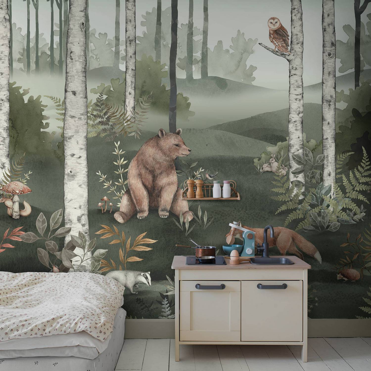 Tapet Boråstapeter Wild Forest Mural 6943