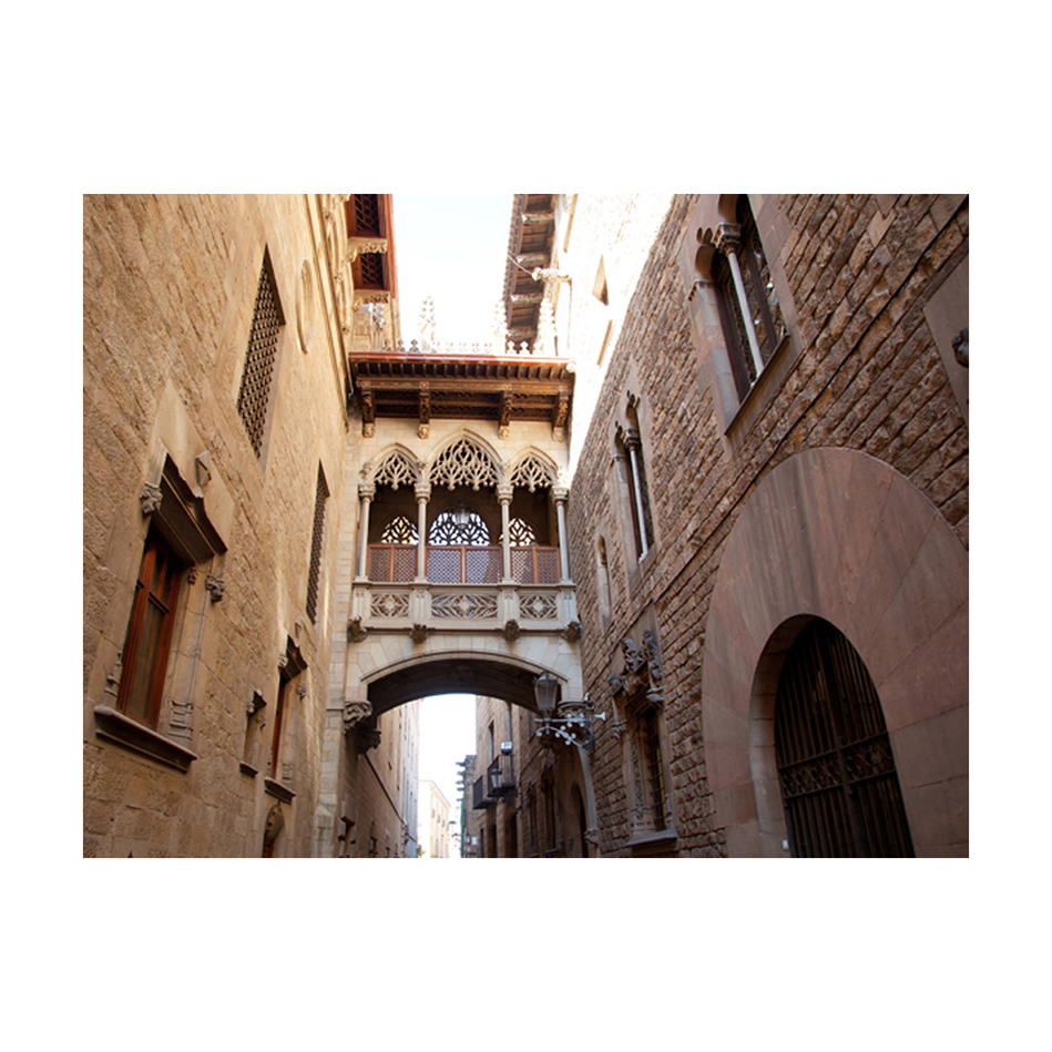 Fototapet Arkiio Barcelona Palau Generalitat In Gothic Barrio