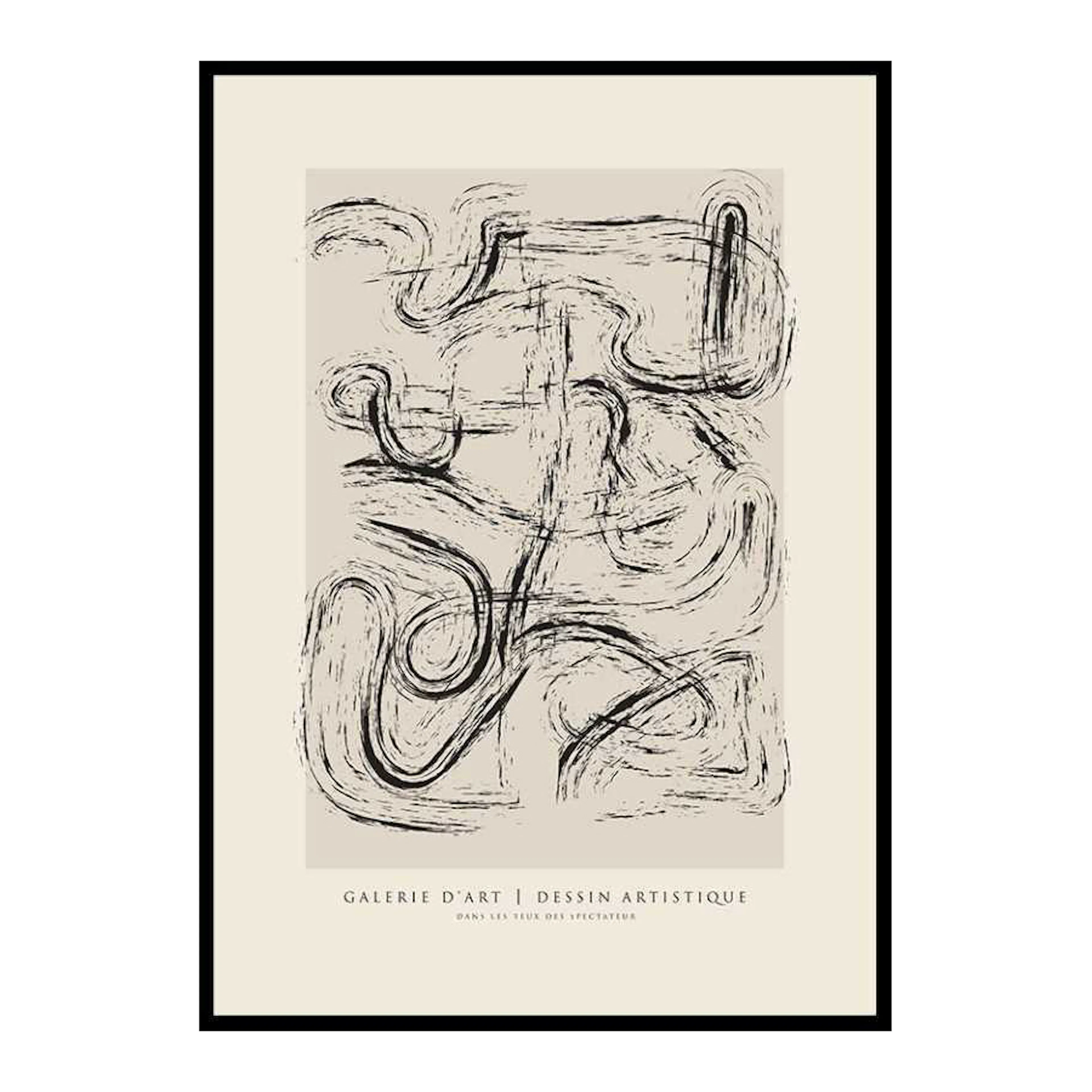 Poster Gallerix Dessin Artistique No4