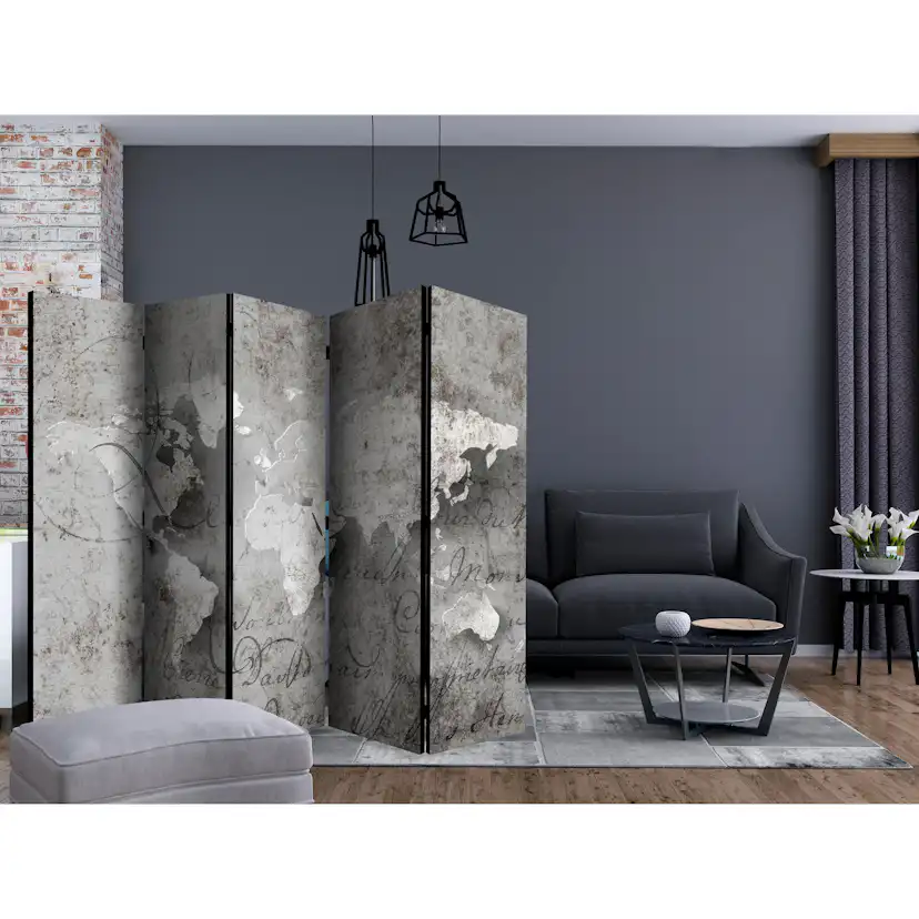 Rumsavdelare Arkiio Map and Letter II 225x172 cm